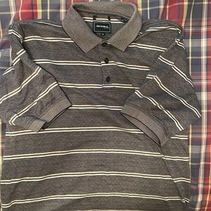 Men’s Bolle Golf cotton polo shirt Charcoal Diamond Medium - 19.5” pit to pit